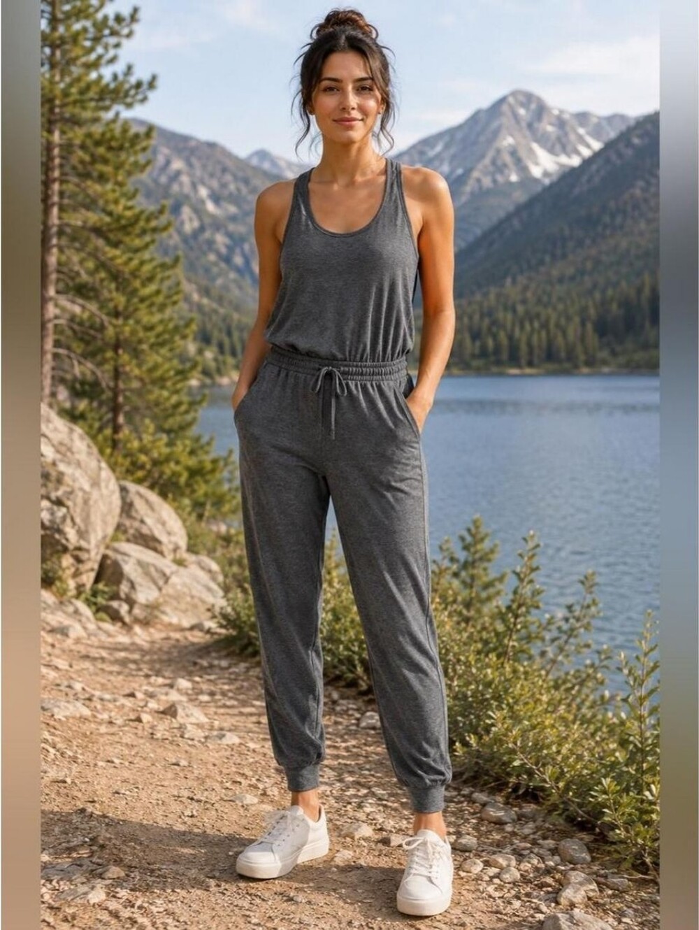 Patagonia Seabrook Jumpsuit Gray Size Small